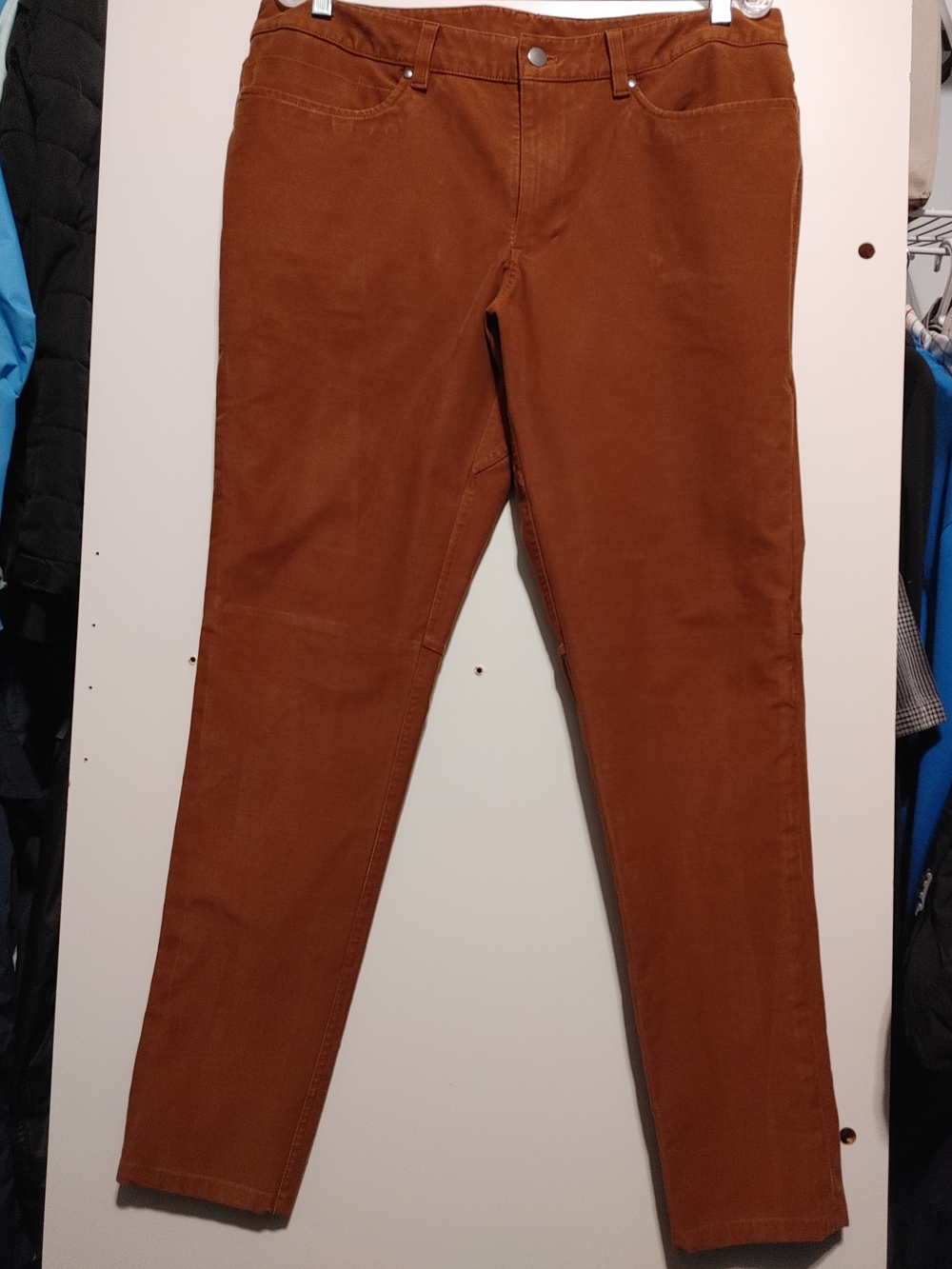 lululemon athletica Men's Corduroy Pants in Rust Brown